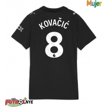 Camiseta Manchester City Mateo Kovacic #8 Visitante Equipación para mujer 2025-26 manga corta